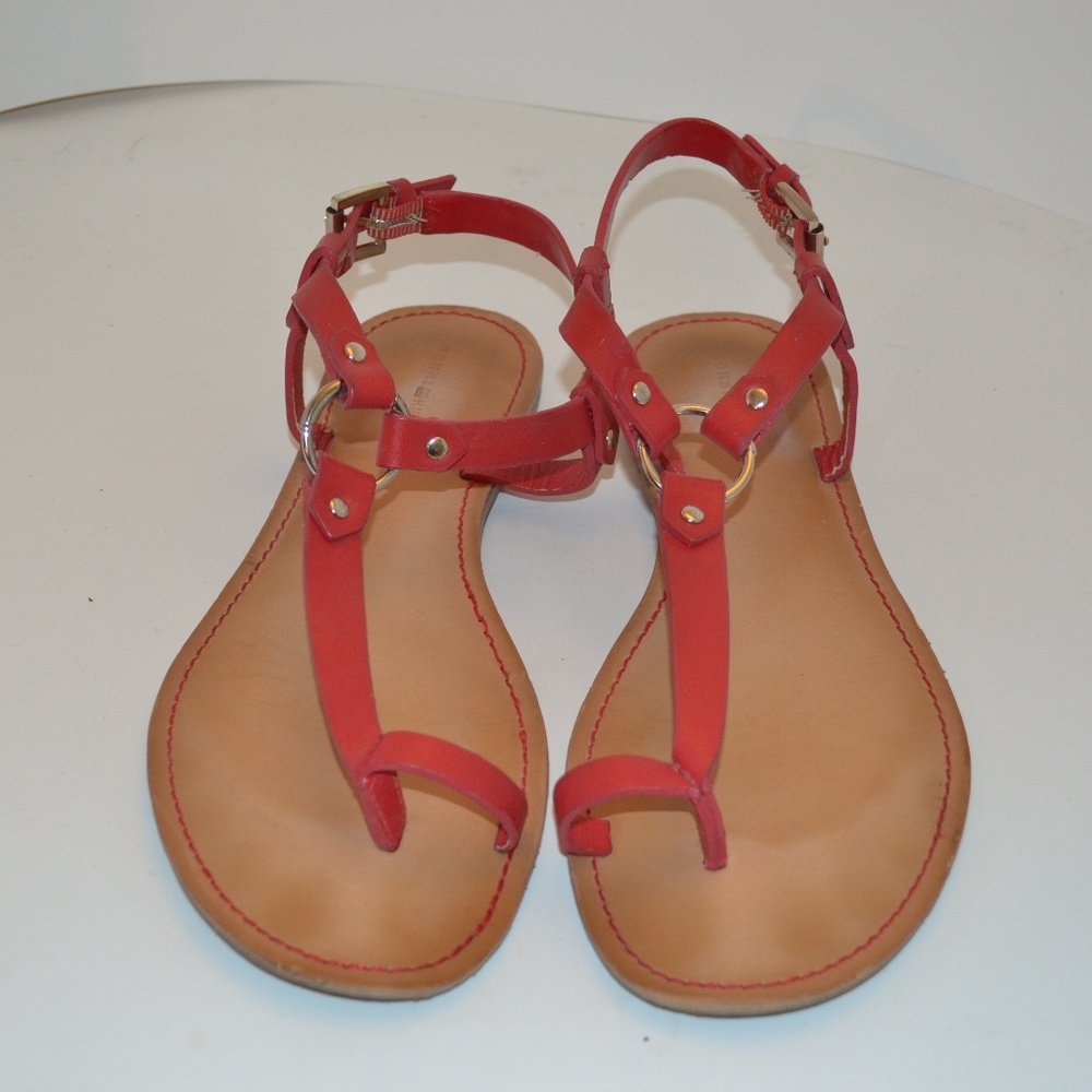 Tommy Hilfiger Red Stappy Sandals